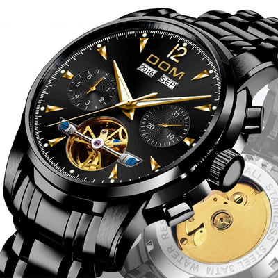 Men Wrist Automatic Retro Watches