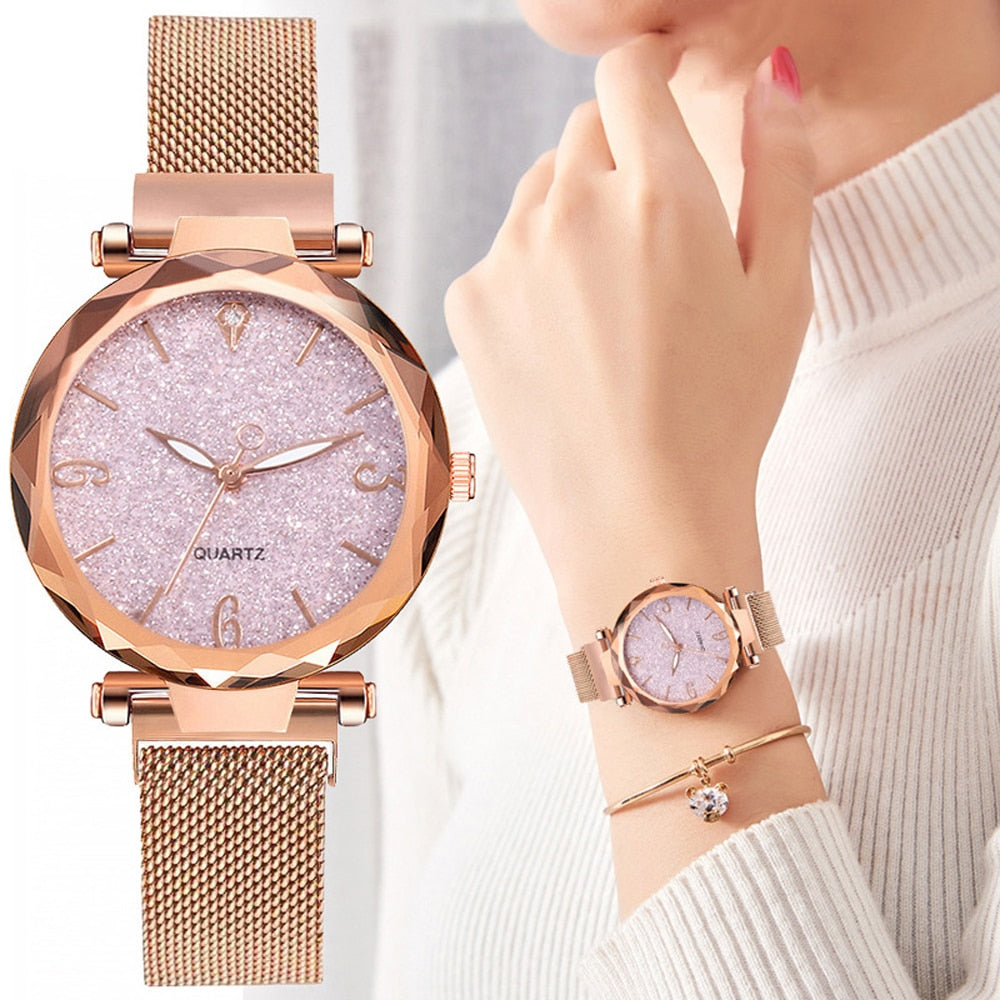 Rose Gold Women Luxury Watch 2020