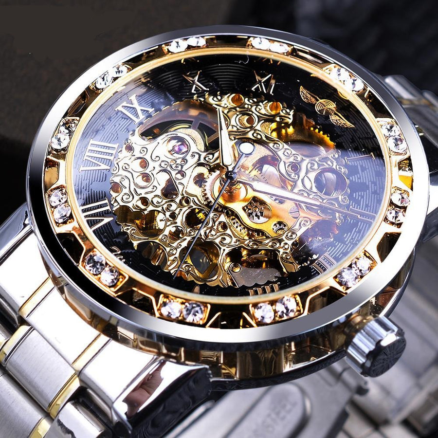 Transparent Fashion Diamond Luminous Watch