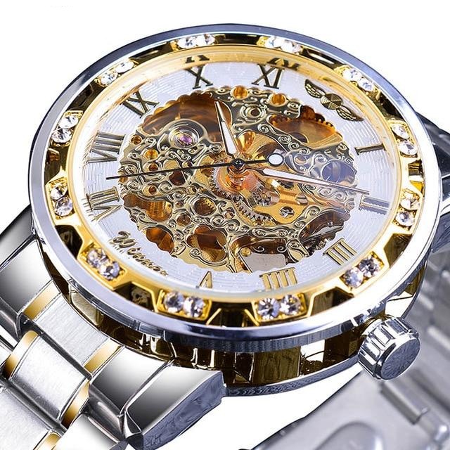 Transparent Fashion Diamond Luminous Watch