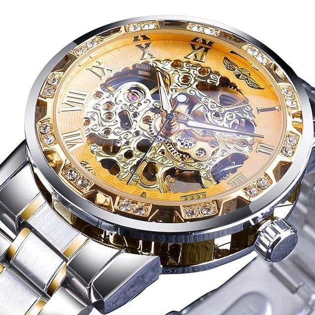 Transparent Fashion Diamond Luminous Watch