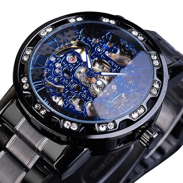 Transparent Fashion Diamond Luminous Watch