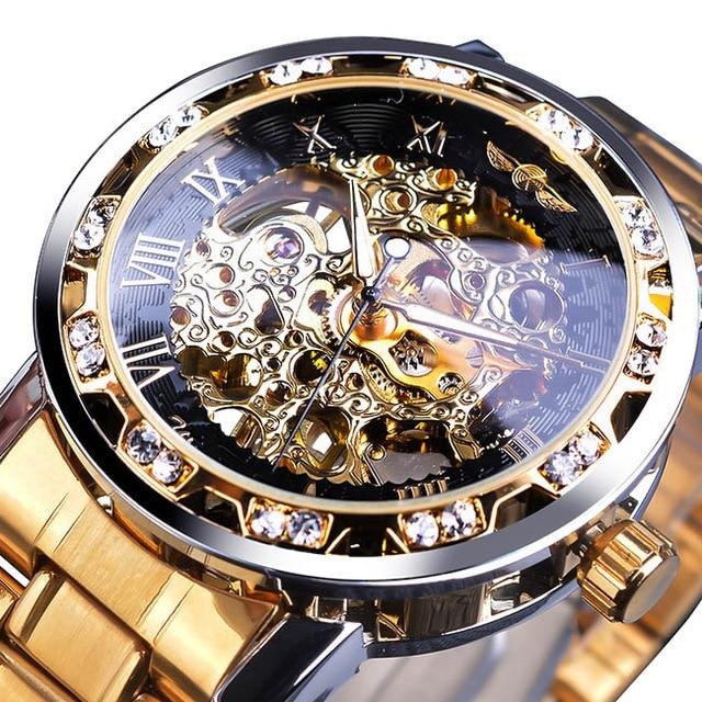 Transparent Fashion Diamond Luminous Watch